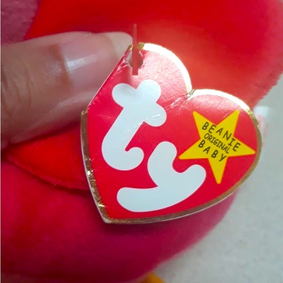 STRUT - Beanie Baby Plush Plushie Rooster Chicken Holiday Toy Stuffed Animal - Picture 4 of 7